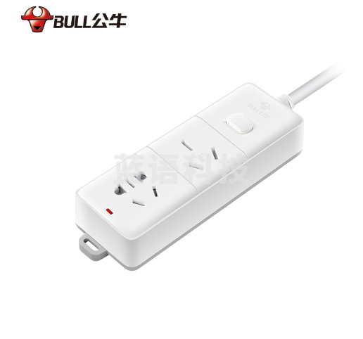 公牛(BULL) GN-606D 插座拖线板接线板/16A /大功率空调热水器插座二位/3米