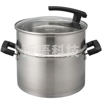 乐扣乐扣(LOCK&LOCK)CSC2406 奶锅双层可立盖多功能蒸锅24cm