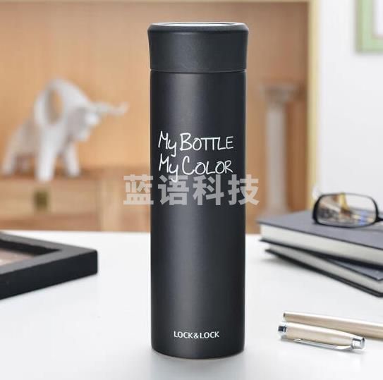 乐扣乐扣缤纷保温杯随手杯便携保温杯390ml黑色 LHC4015BLK