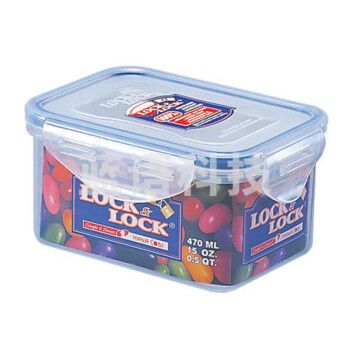乐扣乐扣(LOCK&LOCK)HPL815D 塑料保鲜盒饭盒微波炉便当盒冰箱食品盒 1.1L长方形