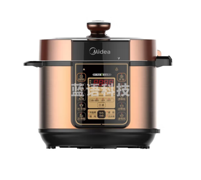 美的50RZB05 电压力锅 双胆5L 一锅双胆 多功能高压锅 慢炖无水焗