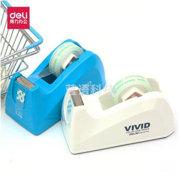 得力814A 胶带纸座 透明胶带切割器  TJRRSFYJD02011443205909