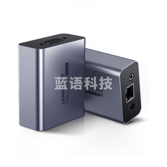绿联VGA延长器100米 VGA转RJ45网络传输延伸器带音频 TJRRSFYJD202302201505138