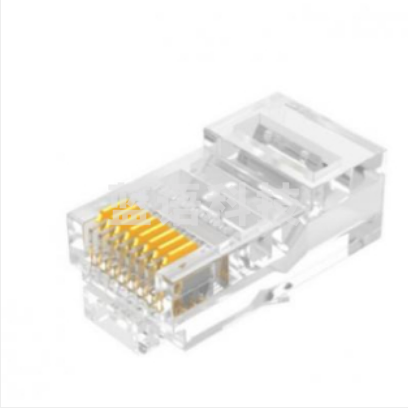 山泽(SAMZHE)SJ-P100 工程级超五类网络水晶头 超5类RJ45网络水晶头(100个/盒)