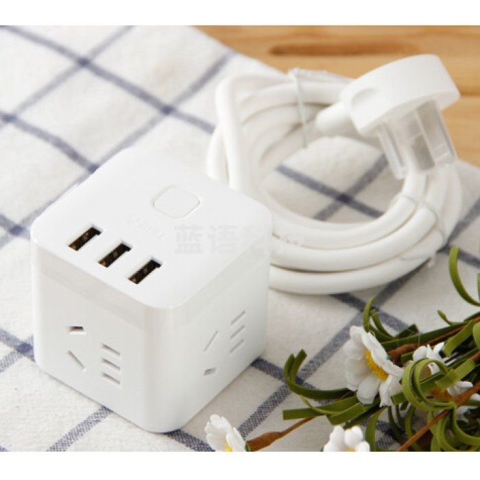 公牛(BULL) GN-U303U 魔方智能USB插座 白色 1.5米