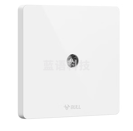 公牛(BULL)开关插座 G12系列 一位电视插座86型面板G12T103 象牙白