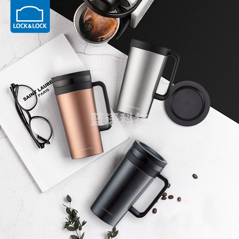 乐扣乐扣(lock&lock) 便携大容量水杯泡茶商务办公保温杯580ML LHC4197(个)
