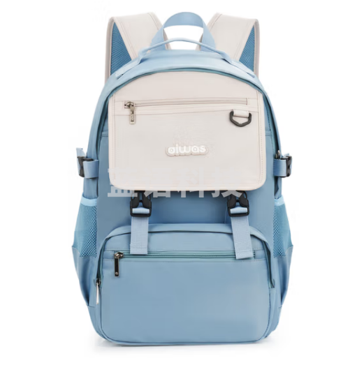 爱华仕初高中大学生大容量书包男女减负双肩背包4706蓝色