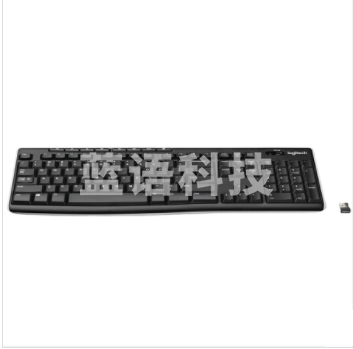 罗技/Logitech K270 无线键盘 办公键盘 笔记本键盘 黑色 新