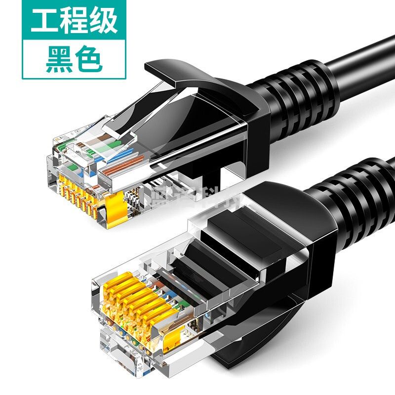 山泽(SAMZHE)TZB-6800六类千兆八芯网线黑色80米