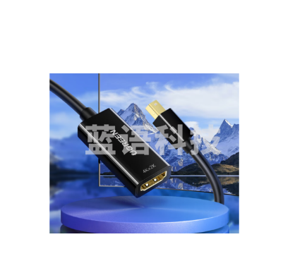 绿联 Mini DP转HDMI转换器线 4K迷你DP雷电2公转母接头 苹果微软Surface笔记本电脑接电视显示器投影仪