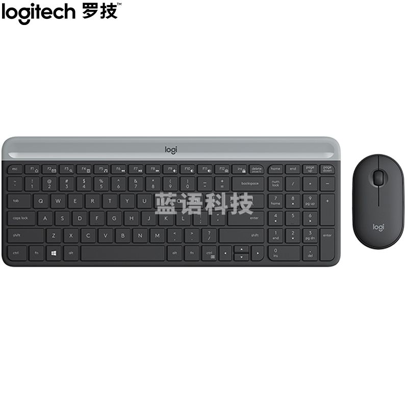 罗技 MK470 无线键鼠套装_黑色