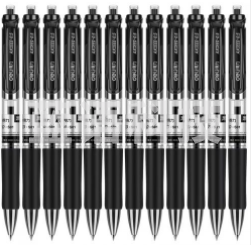 得力S01黑色0.5mm中性笔