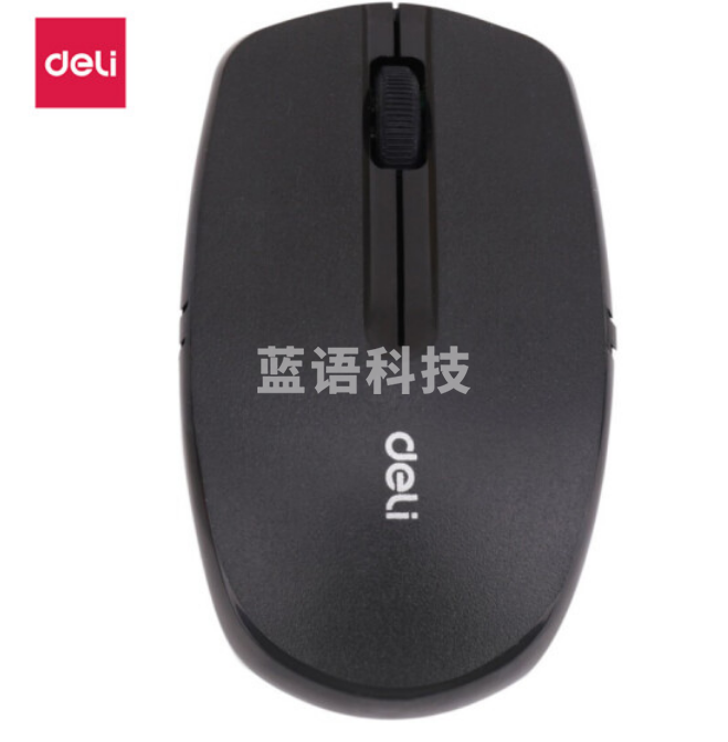 得力 (deli)3738 办公无线无噪音鼠标 鼠标 笔记本鼠标 电脑鼠标 黑色..