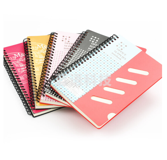 晨光(M&G ) APY7I326 个性炫彩记事本 笔记簿 颜色随机 A5 100页