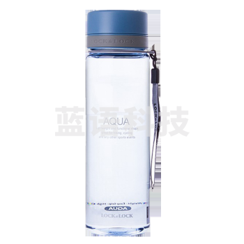 乐扣乐扣(LOCK&LOCK) 水杯塑料水杯子防漏便携运动水杯随手杯 HLC634 蓝色770ML (