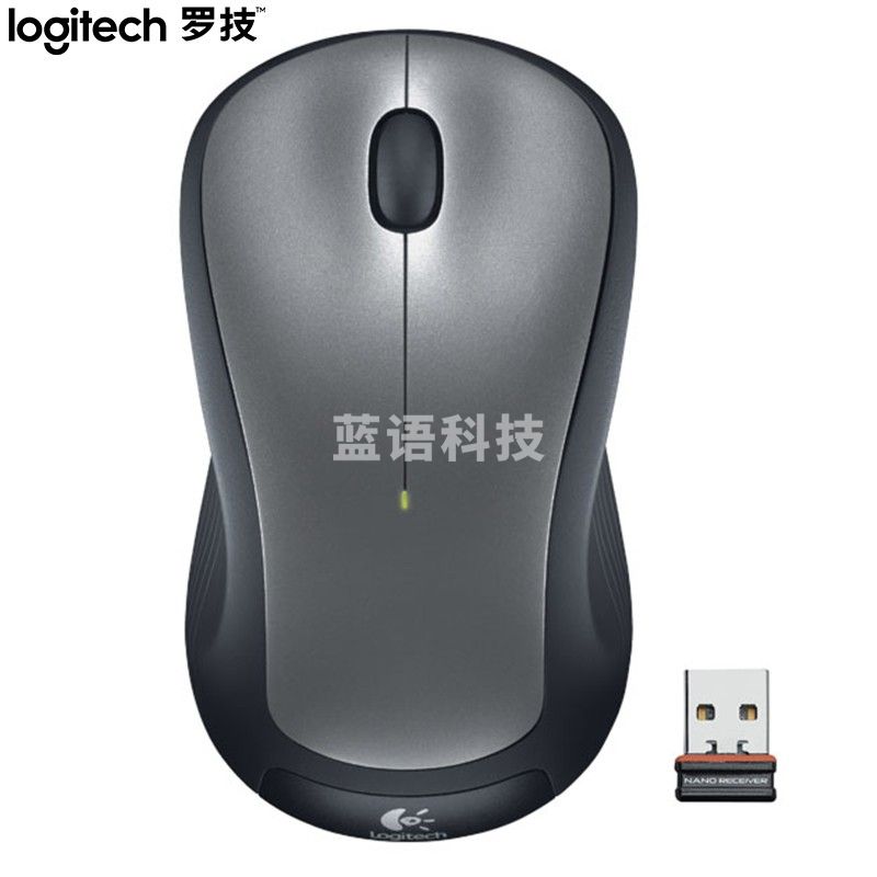 罗技(Logitech)M320  鼠标 无线鼠标 办公鼠标 对称鼠标 大手鼠标 黑色 带无线2.4G接收器