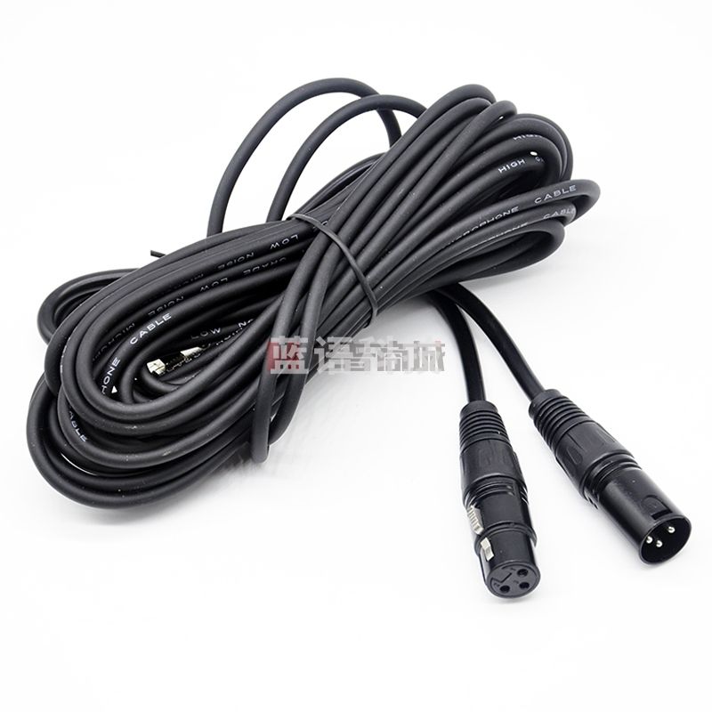 绿联(UGREEN)卡侬公对母音频延长线 K歌直播麦克风话筒头线 调音台音响箱功放摄影机平衡卡农线10米