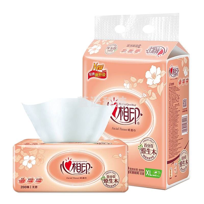 心相印 DT200 软包抽取式面纸 3包/提(单位：提)