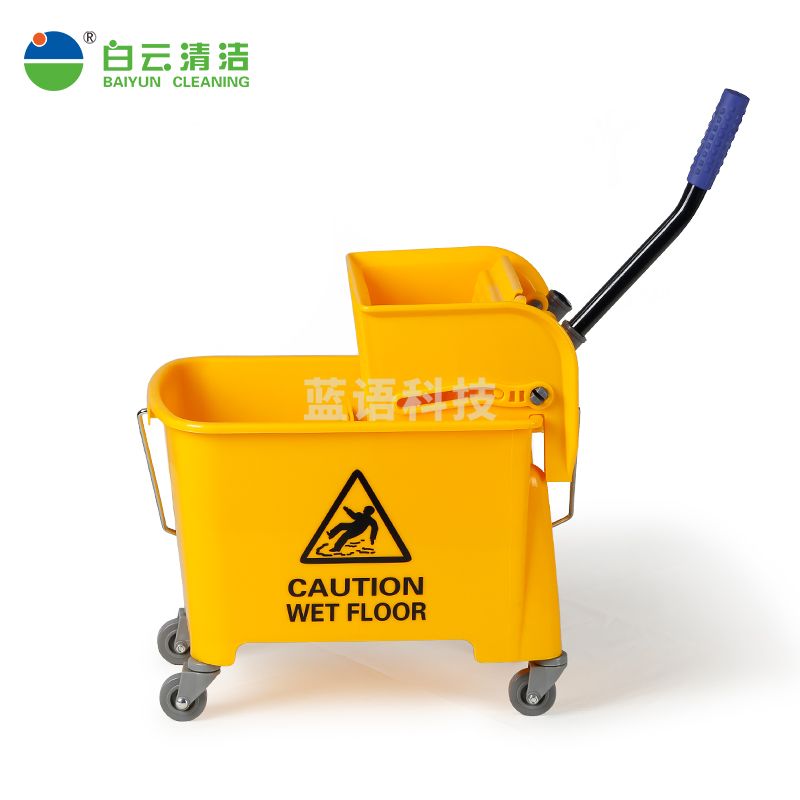 白云清洁(BAIYUN CLEANING)20L榨水车商用家用清洁挤水车拖把桶墩布桶酒店宾馆用品柞水车头