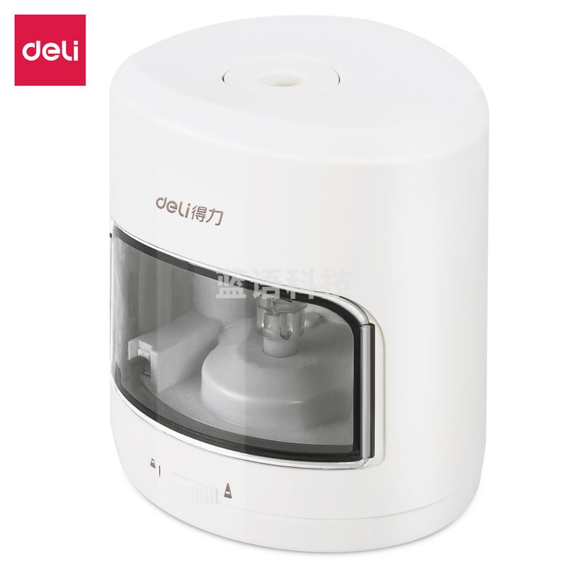 得力0502电动卷笔刀(单位：盒)白色