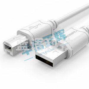 秋叶原(CHOSEAL)高速USB打印机数据线 2.0打印机线 方口usb打印线 电脑周边数据线 2米 QS5307T2