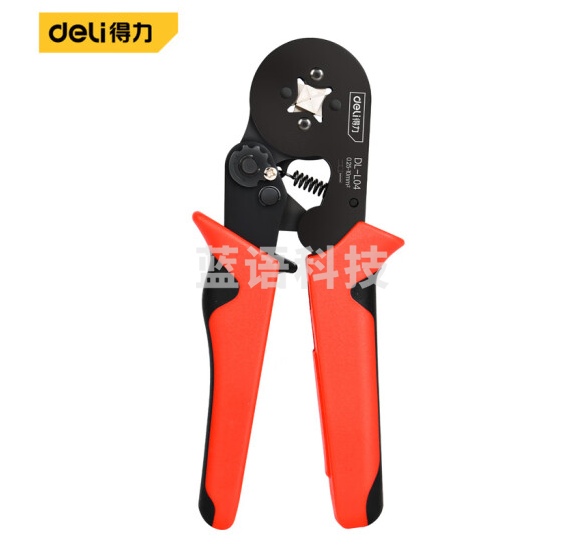 得力 DL-L04自调式端子压接钳(红)0.25-10mm²