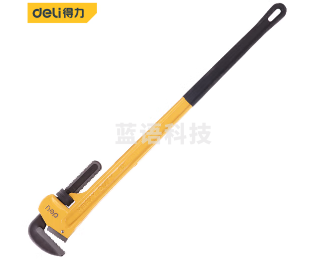 得力 DL2548管子钳(黄)48寸