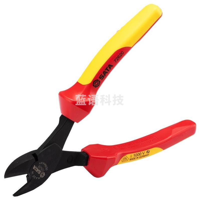 世达(SATA)72620/重型绝缘斜嘴钳8