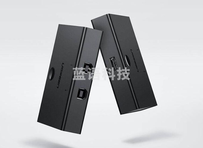 绿联 UGREEN 30345 USB打印机共享器(2口USB切换器 二进一出 免驱动