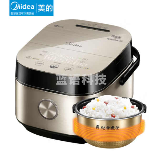 美的MB-HZ5005Pro 电饭煲 多功能5L大容量IH立体加热智能预约电饭煲