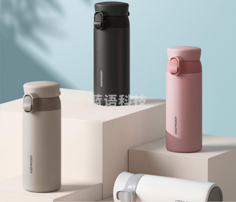 乐扣乐扣(LOCK&LOCK)憧憬弹跳保温杯 316不锈钢便携水杯 LHC3239BLK 黑色 350ml