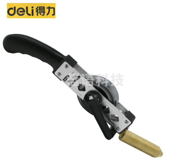 得力 DL9405量油尺纯铜吊坠(黄)5m