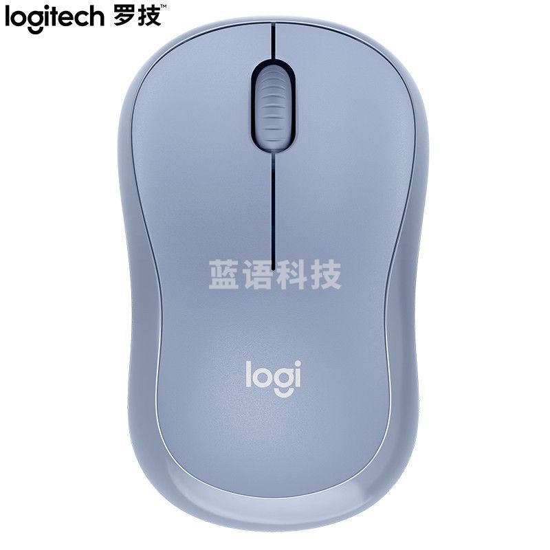 罗技(Logitech)M221静音鼠标 无线鼠标 雾霭蓝 (
