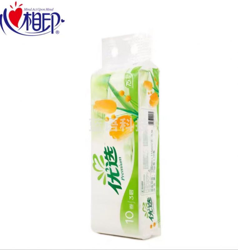 心相印 136*115  3层无香优选无芯卷纸 75g*10卷