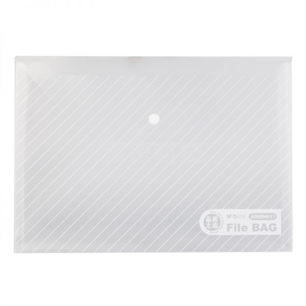 晨光 ADM94584 斜纹纽扣袋白 12个/袋 单位：袋