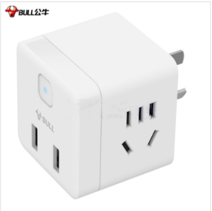 公牛接线板 GN-U9B122 无线吸小魔方 新国标