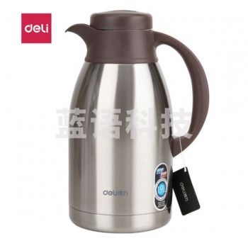 得力(deli)保温壶 不锈钢外壳真空内胆保温壶 办公/会议/家用保温壶 8967-1.9L (不锈钢内胆)ID:295
