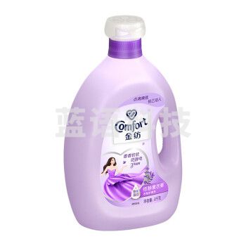 金纺衣物柔顺剂 护理剂 柔软护形防静电 怡神薰衣草香味4L