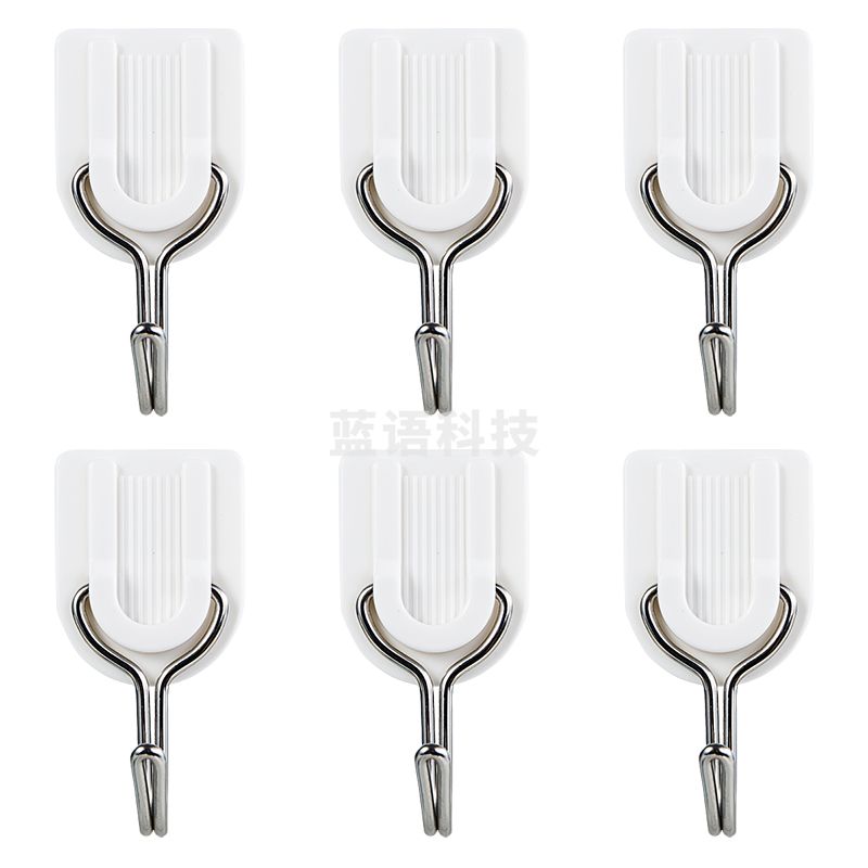 得力(deli) 19350挂钩_0.5kg(白色)(6只/卡)