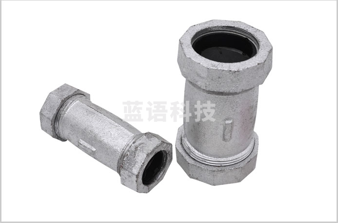 镀锌玛钢(GANMA) DN50 快速接头 水管快速铁活接头 铁管快接