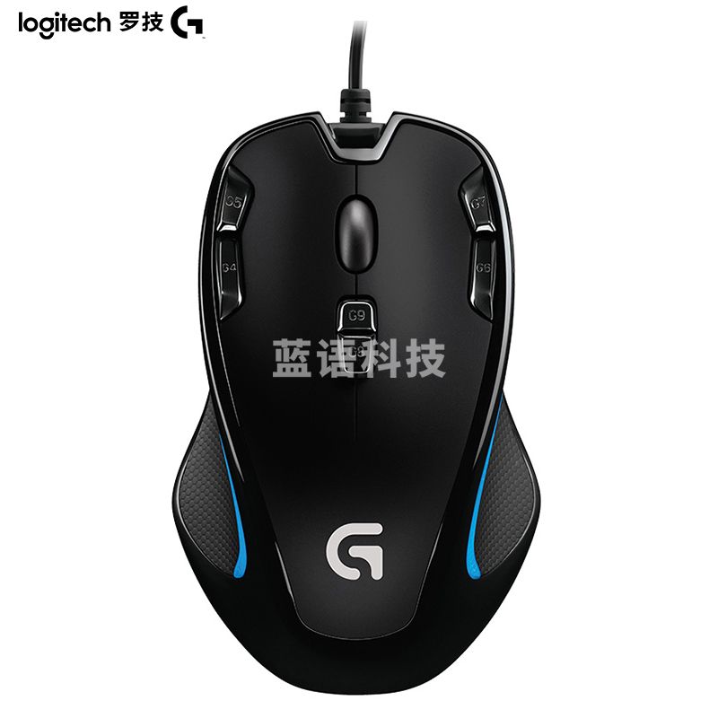 罗技(G) G300s 有线鼠标 游戏鼠标 9个可编程G键 吃鸡鼠标 绝地求生