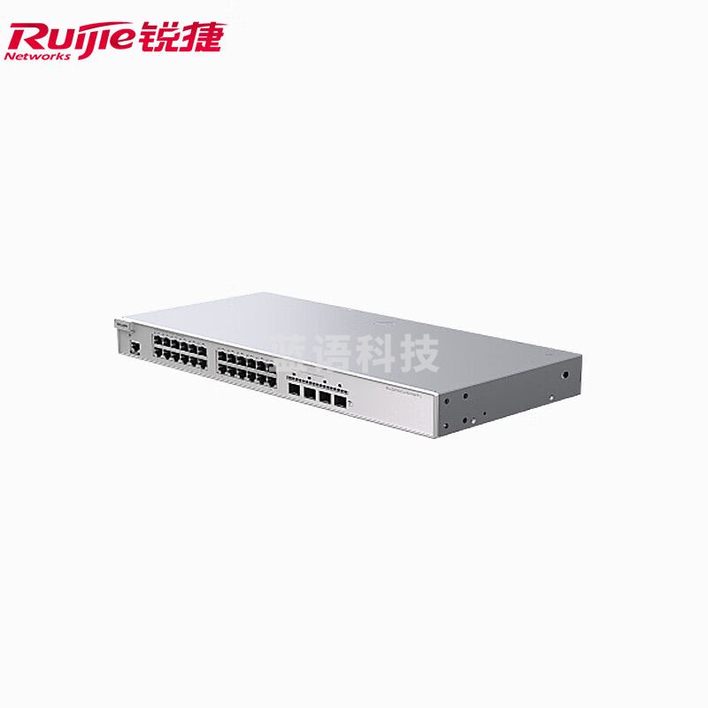 锐捷(Ruijie)24口千兆交换机 RG-S2910V2-24GT4SFP-L 三层网管型接入 光口上联 企业级