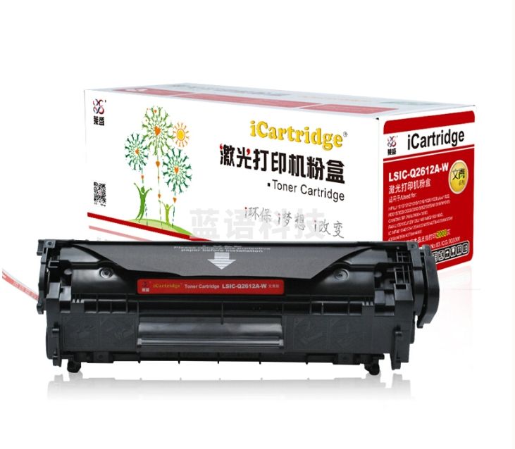 莱盛LS-Q2612A 硒鼓黑色适用于HPLJ-1010/1012/1015/1018/1020/1020 plus/1022,M1319f,CANON2900/2900+/3000 SIC-Q2612A-U