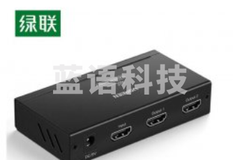绿联 HDMI分配器一进二出 数字高清视频分屏 40201