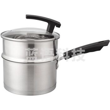 乐扣乐扣(LOCK&LOCK)CSS1806 奶锅双层可立盖多功能蒸锅18CM