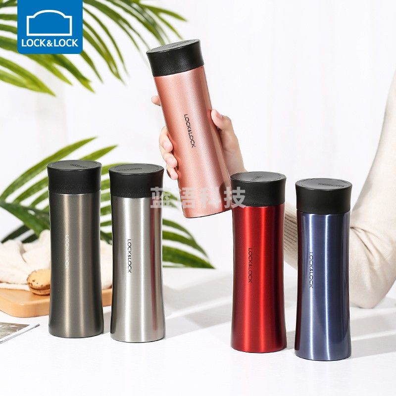 乐扣乐扣(lock&amp;lock)掌心马克杯商务杯400ML 保温杯LHC4028(个)