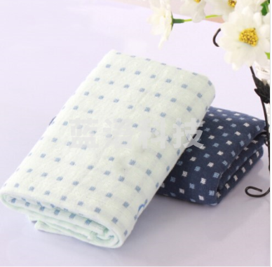 洁丽雅 毛帥纯棉吸水舒适双层面巾全棉小格子日系洗脸大帥成人婴儿毛巾GS-5