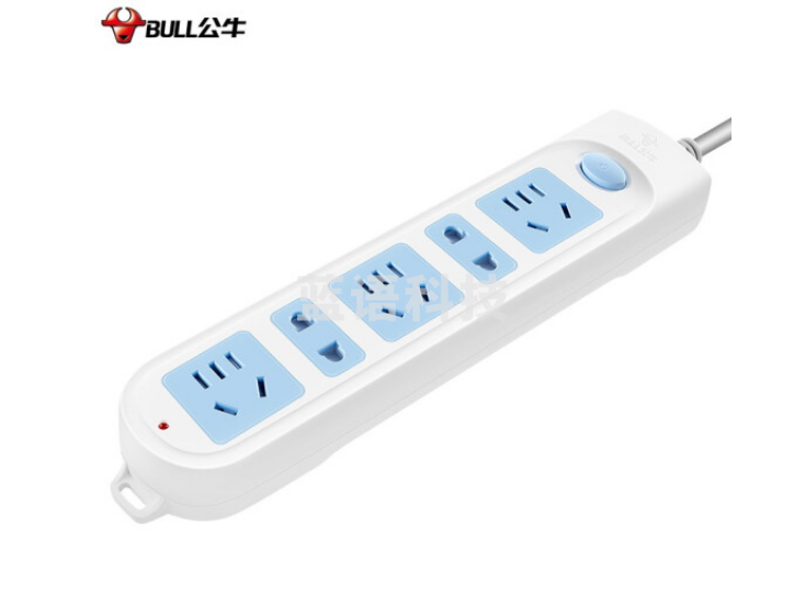 公牛(BULL)GN-608插座 5位总控5米