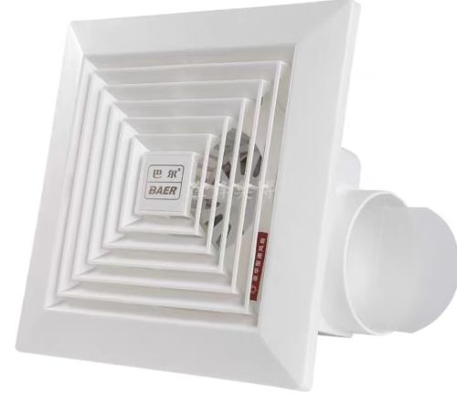 集成吊顶排风扇厨房卫生间强加吸顶管道式通风静音排风换气扇 10寸